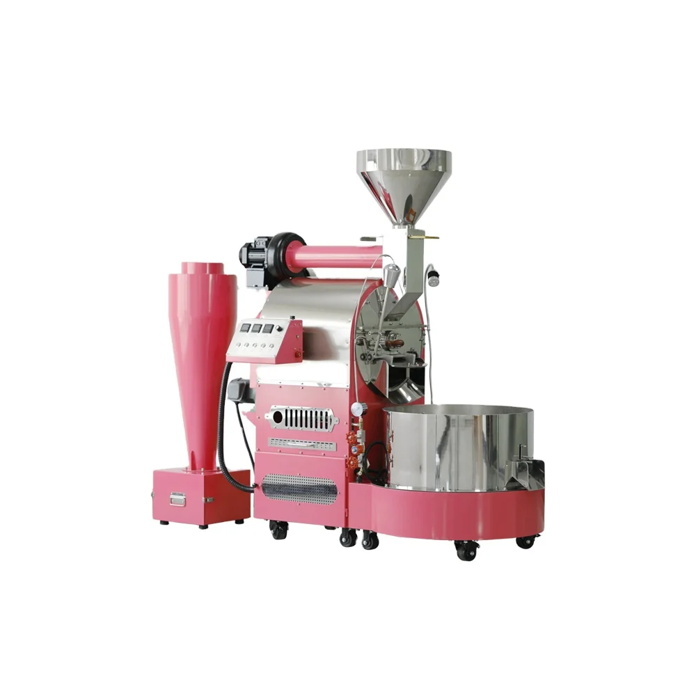 Large Industrial Gas Coffee Roasting Equipment Used 10kg 12kg 15kg Commercial Machines and Grinding Machine