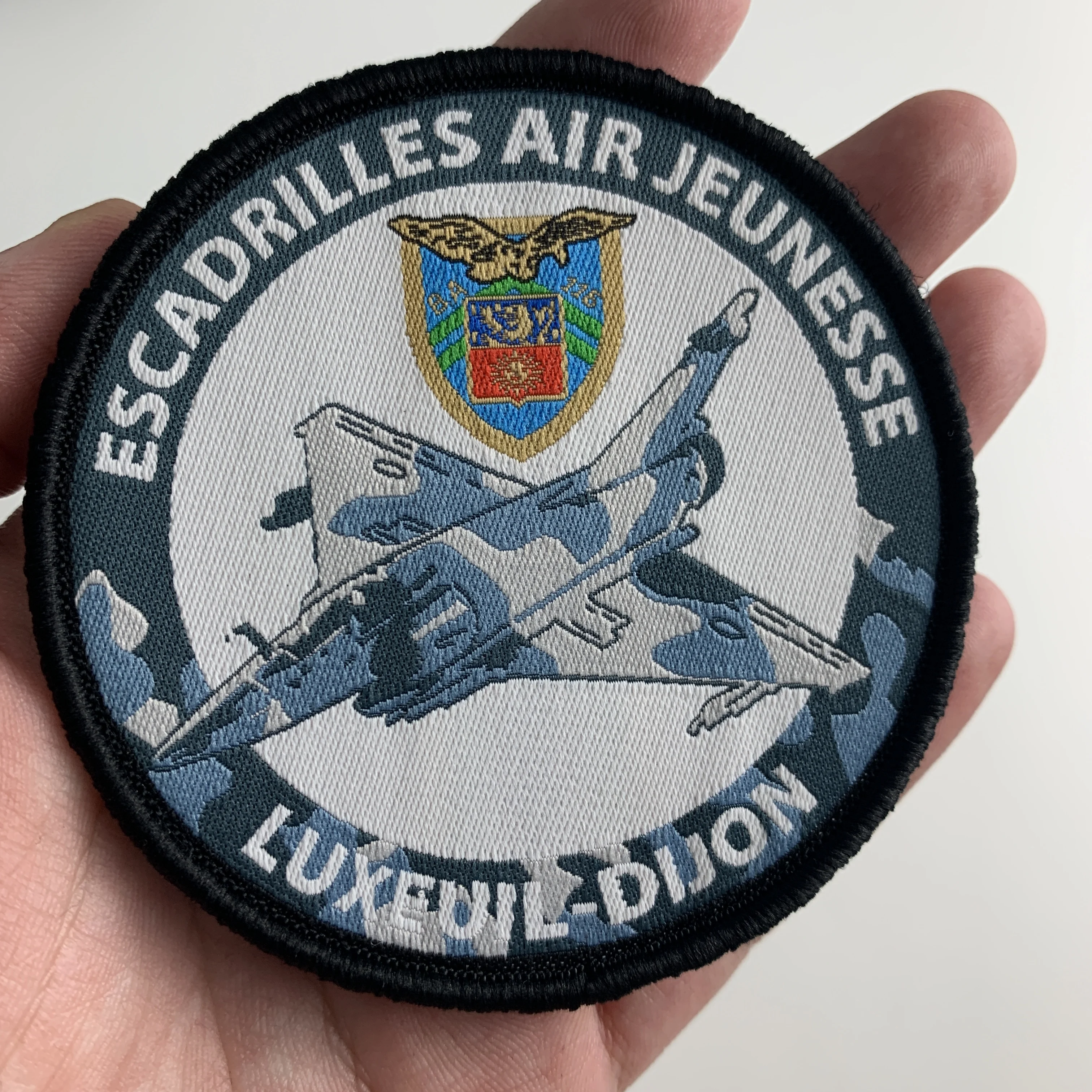 Spider-man Artist Custom iron on woven patch ,brand logo badge applique clothes patch