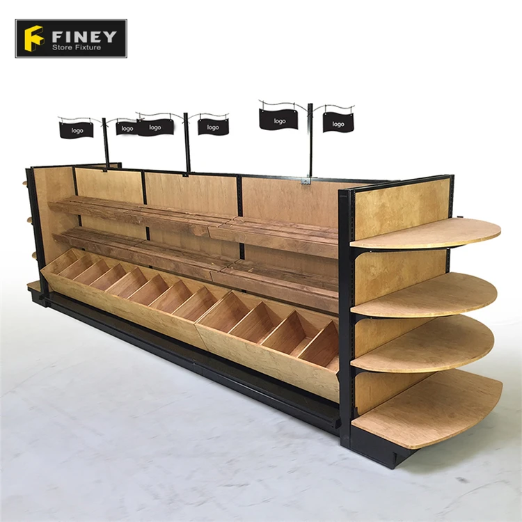 Customized High End Factory Price Bakery Decoration Display Case Cabinet Bread Display Shelves