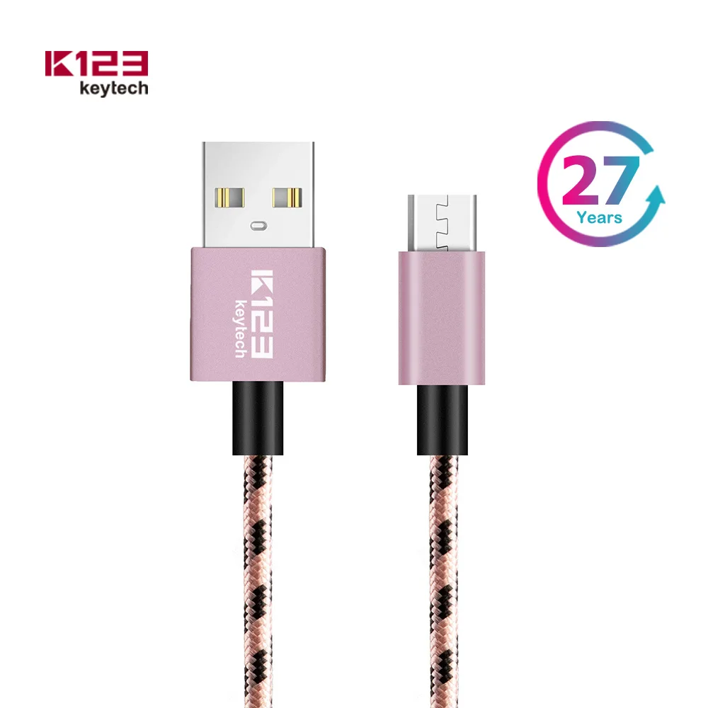 Micro USB Cable Android USB 2.0 Cable Nylon Braided Sync and Fast Charging Cable for Samsung, Kindle, Android Smartphones, PS4