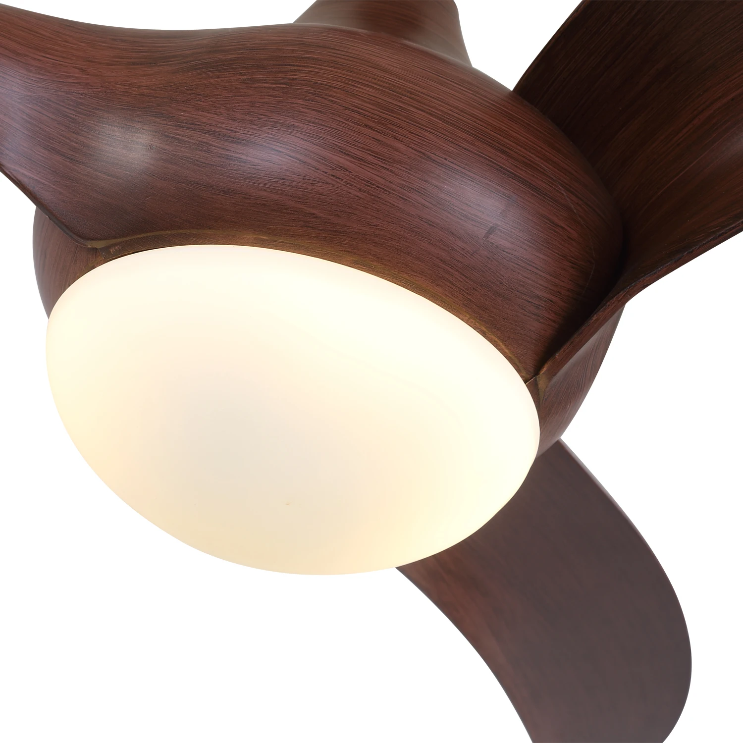 Factory Wholesale 48 Inch DC Home ABS Plastic Blade LED Module Decorative Ceiling Fan With Light