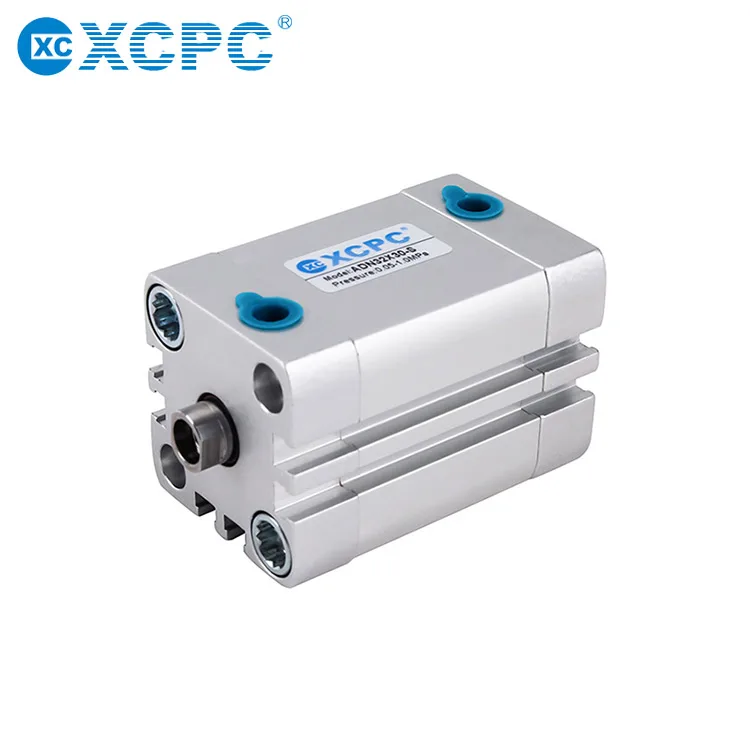 XCPC SDA Series inner thread Adjust stroke with magnet Compact  Thin Type Pneumatic Cylinder
