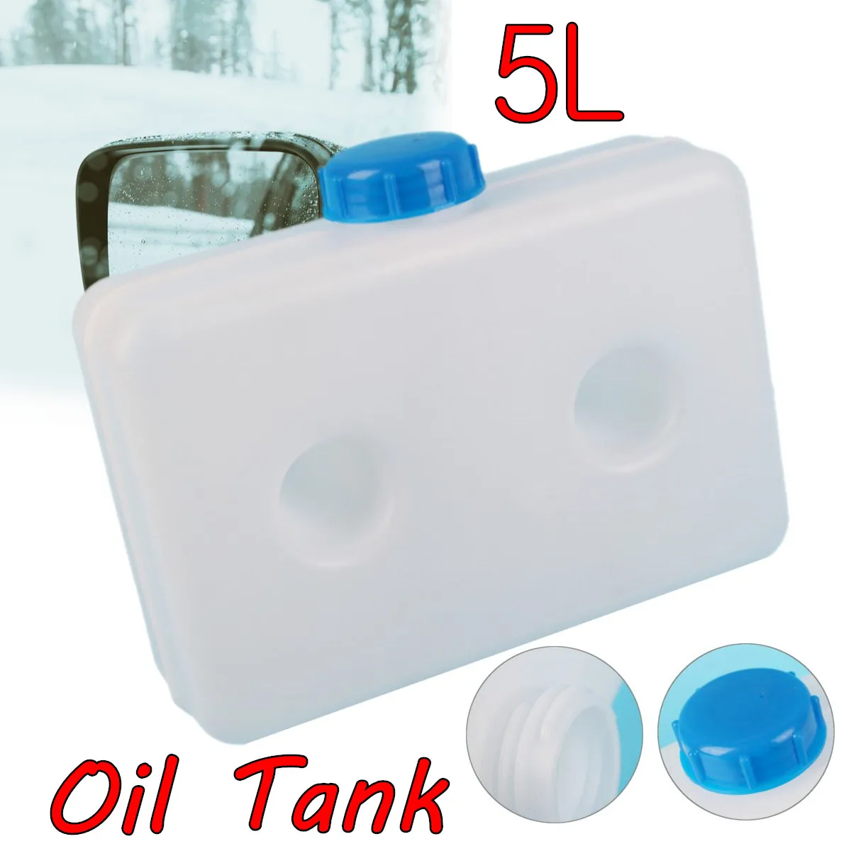 OkyRie 5L 2 Hole Air Diesel Parking Heater Fuel Tank Oil Gasoline Storage For Eberspacher Car Truck Caravan
