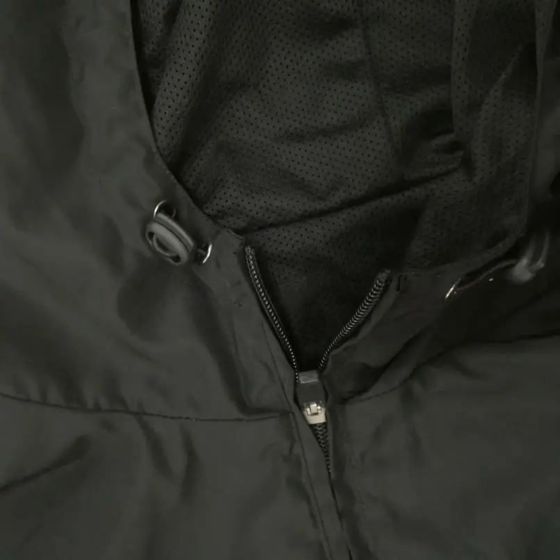 Mens Plain Jackets Screen Printing Logo Black Oem Print Half Zip Nylon Pullover Hoodie Custom Windbreaker Jacket
