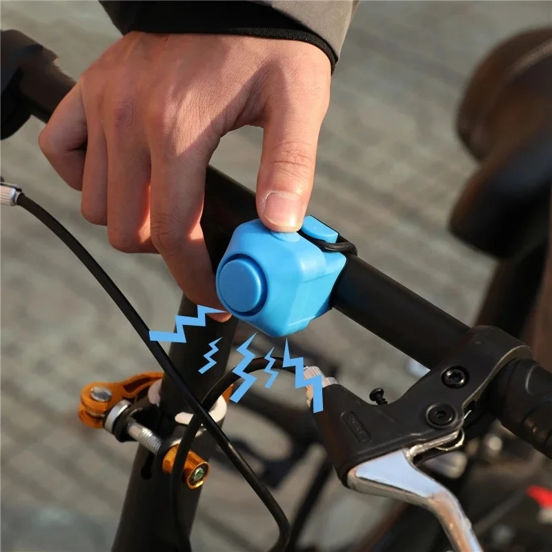 Велосипедный мини-звонок на руль West Biking Колокольчик для езды велосипеде горном цветной сигнал