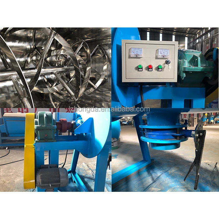 horizontal screw belt mixer powder-powder mixer powder and slurry liquid mixer