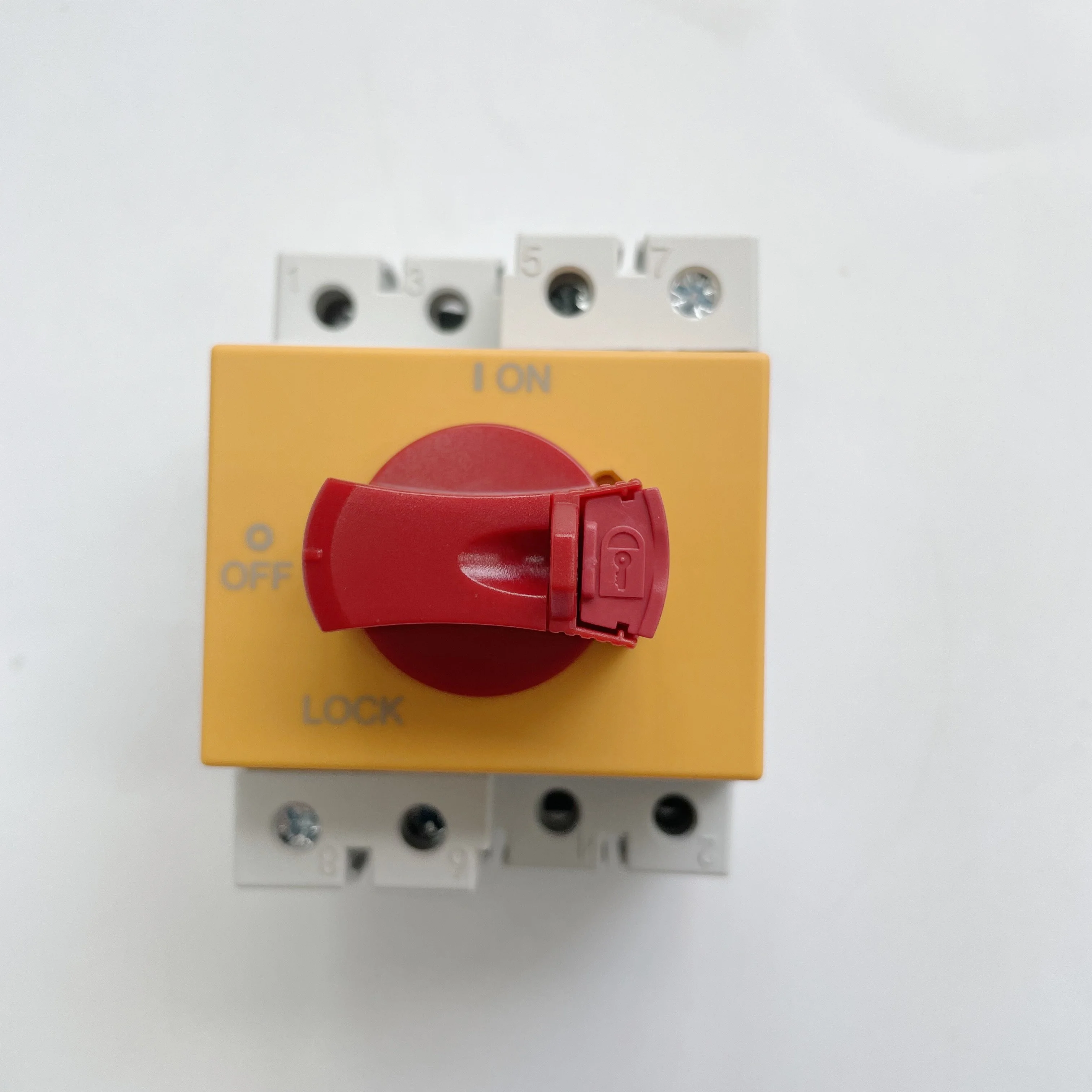 EDS1DB-S Din Rail DC Disconnector 2P 1000V 1200V 1500V 32A Solar Rotating Handle Isolator Isolating Switch for PV Solar System