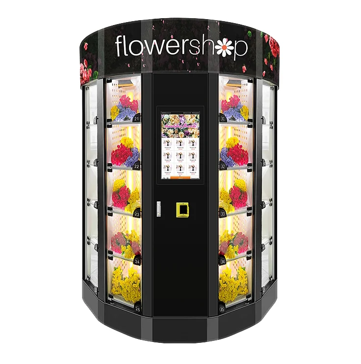wholesale flower vending machine price flower bouquet flower vending machine japan