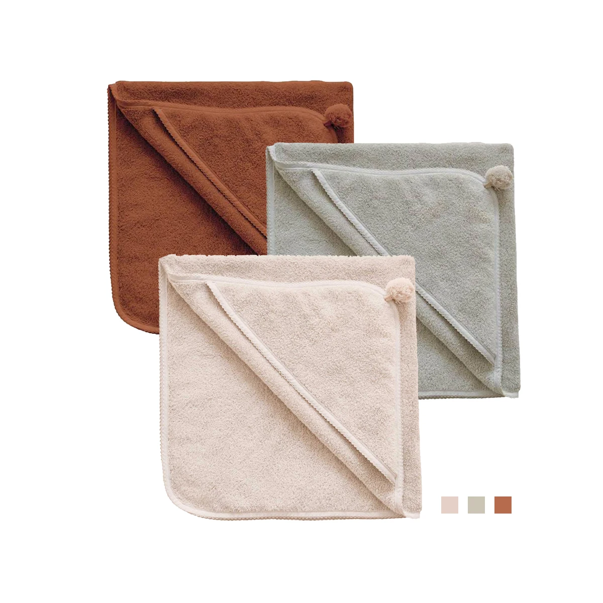 Newborn Bathrobe Blanket Bamboo Robe Baby Hooded Towel Organic Cotton Kids Bath Towel With Hood