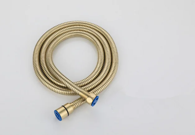 Solid Brass Bidet Faucet, Brushed Gold Douche kit Toilet Jet Washer Handheld Bidet Sprayer Faucet
