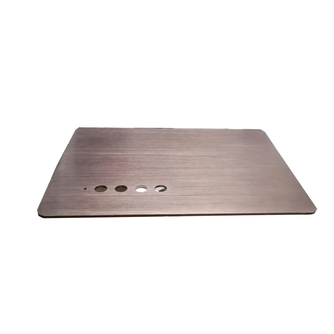 Custom Sheet Metal Fabrication CNC Brushed Machining Lathe Turning Milling Aluminum Car Accessory Panel Motor Engine Cover Plate