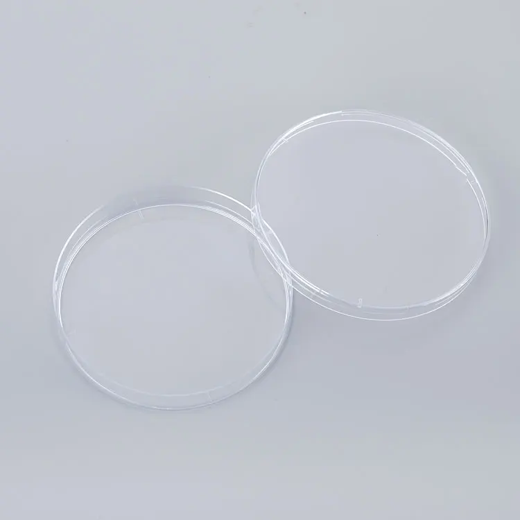wholesale cheap Laboratory 90 * 15mm plastic disposable sterile bacterial tissue culture Petri dish