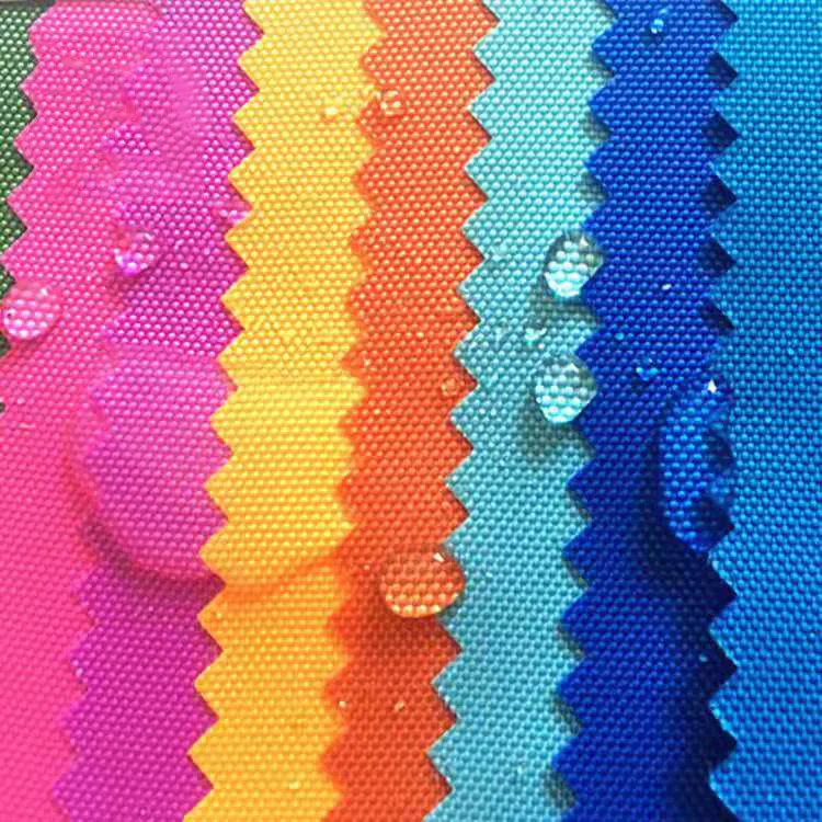 Low MOQ Fast Delivery Recycled Pu Coating 100% Nylon Oxford Waterproof Ripstop Fabric