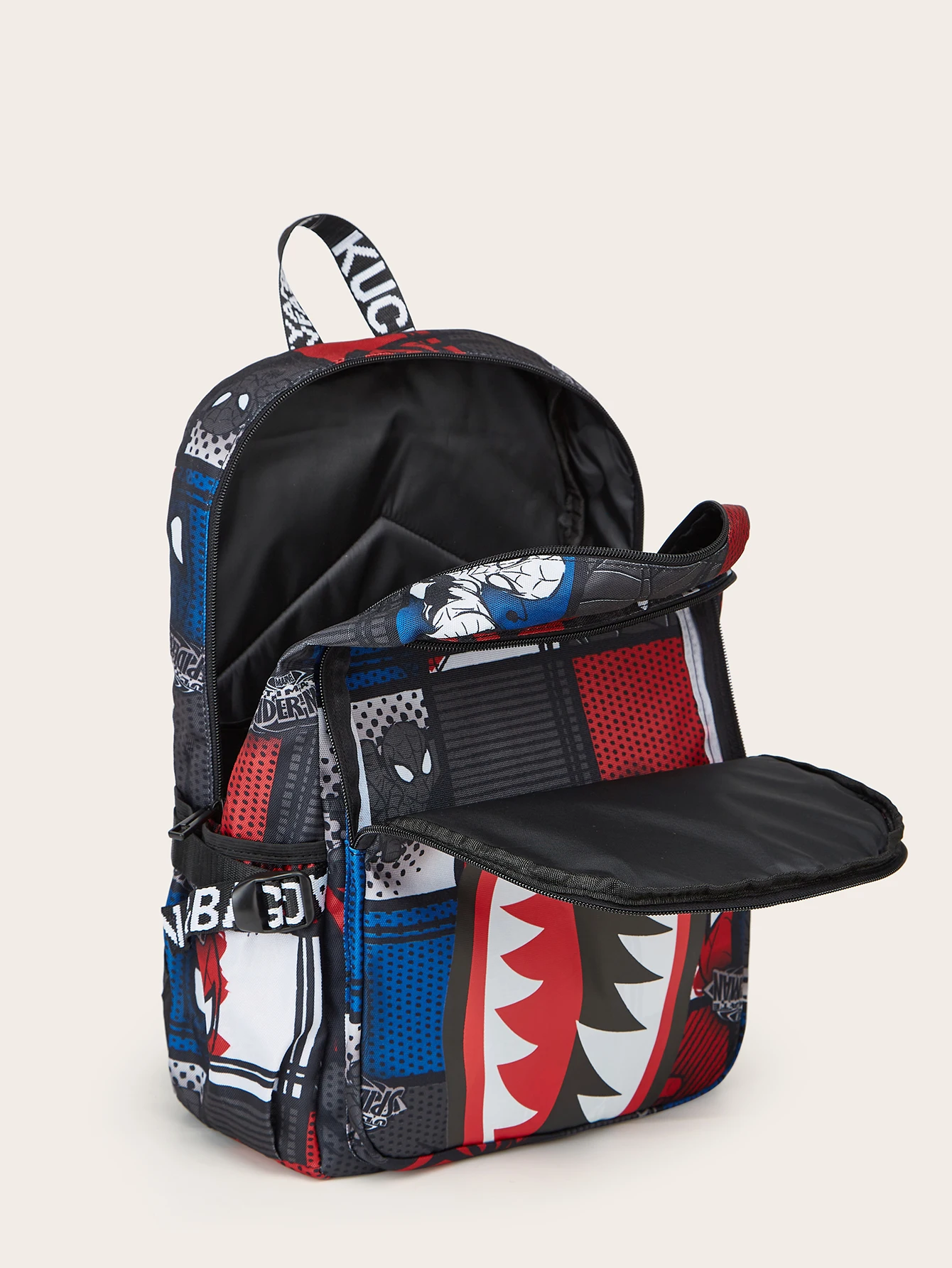 Cartoon High Quality and Large Capacity Student Backpack PVC Unisex Backpack with Usb Charging School Laptop Backpack 3 Colors