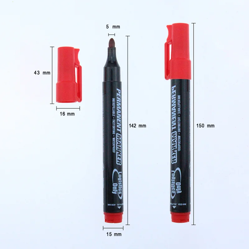 High quality loose packaging non-toxic permanent oily ink marker pen