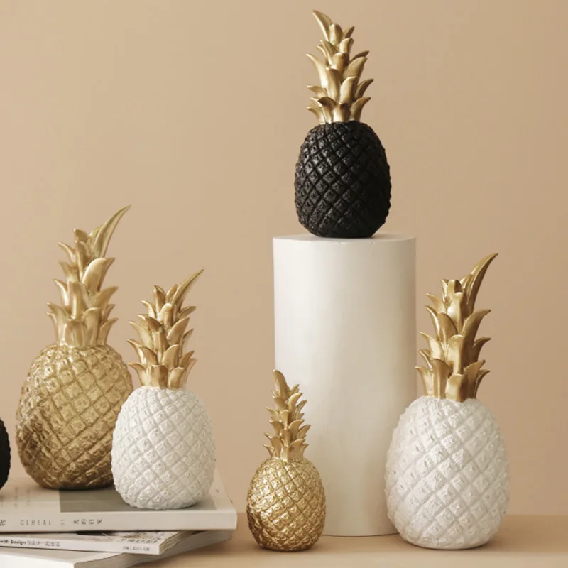 Nordic Modern High Quality Golden Pineapple Creative Modern Home Decor Home Decoration Accessories