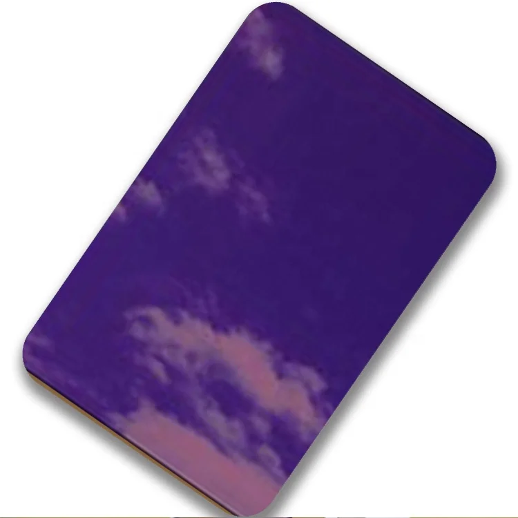 Economical 201/304 metal plate stainless steel mirror with laser film for elevator interior decoration