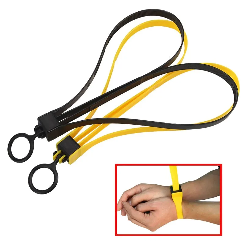 Tactical Plastic Cable Tie Strap Military Handcuffs War Battle Agent Police CS TMC Gear Hunting Disposable Cable Tie Cosplay