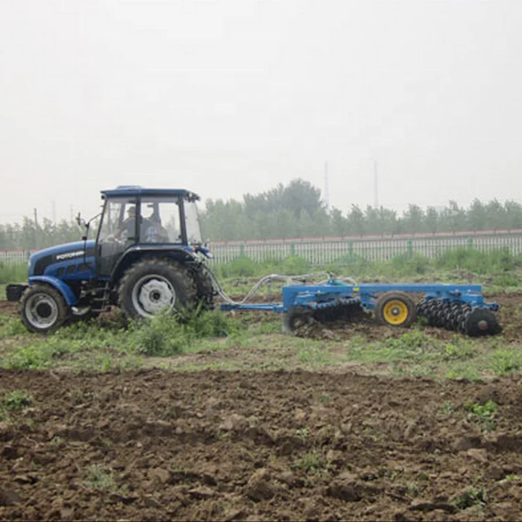 24 disc blade heavy duty disk harrow hydraulic disc harrow tractor trailed disc harrow