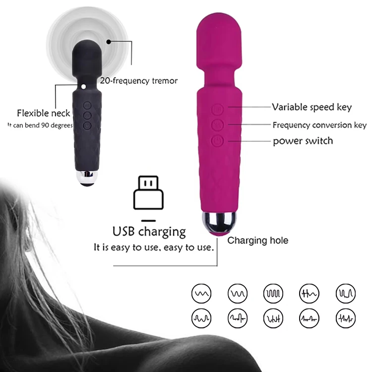 Sexbay OEM/ODM Mini G spot Vibrator USB Charge Wireless Personal Electric Handheld Vibrador Wand