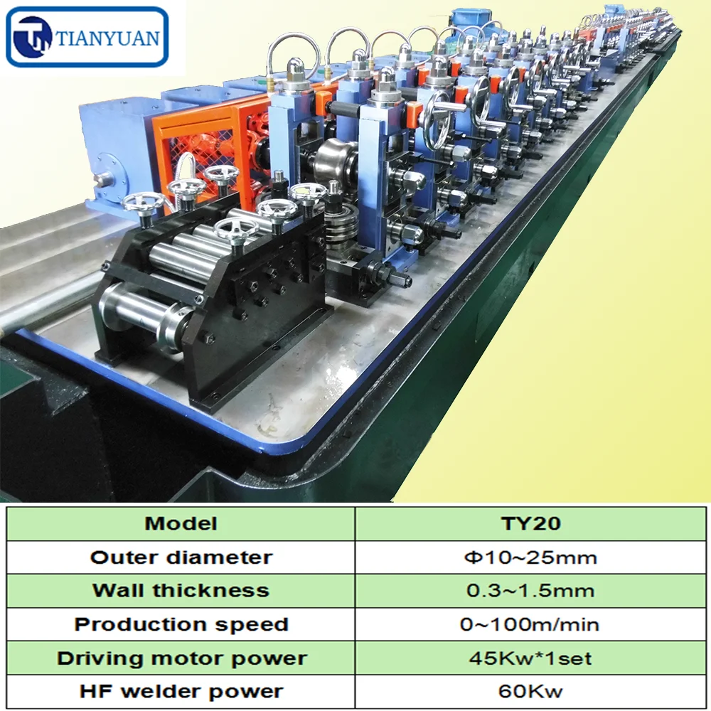 Factory Price Professional Equipment Steel Copper Pipe Making Machine