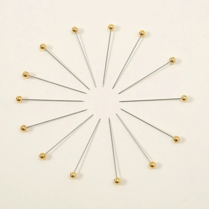 100 pcs/pack Hijab Pins Accessories Cheap Fashion Round Pearl Brooches Women Scarf Safety Brooches Pin for Women