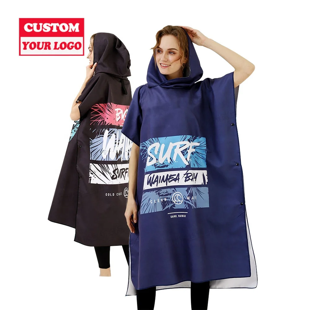 High Quality Microfiber Kids Hooded Beach Towel Hot Selling  Fanny Children Bathrobe For Beach