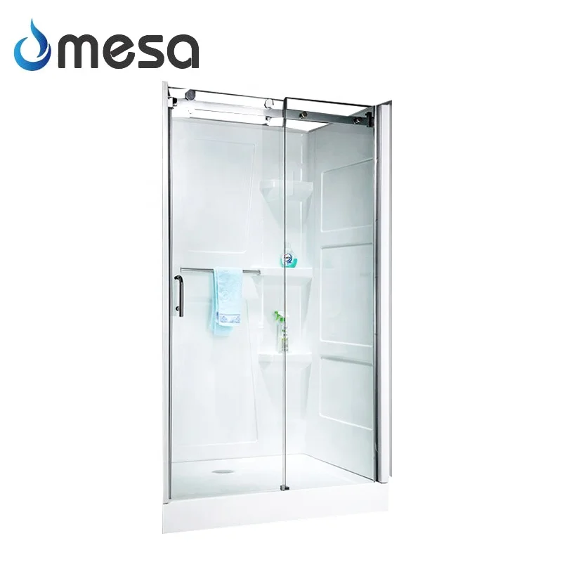 Acrylic bath tub shower stall wall surround panels bathtub kit