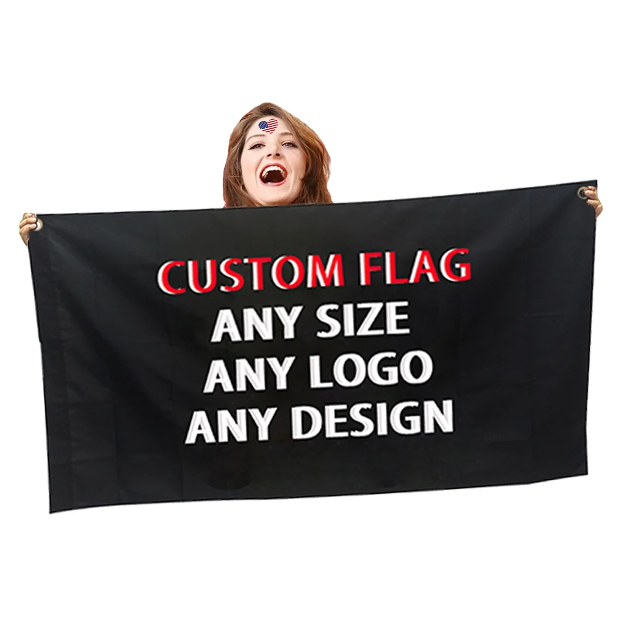 Custom Polyester Full Color Banners Signs For Indoor Outdoor Events Advertising Promotional Flags Custom