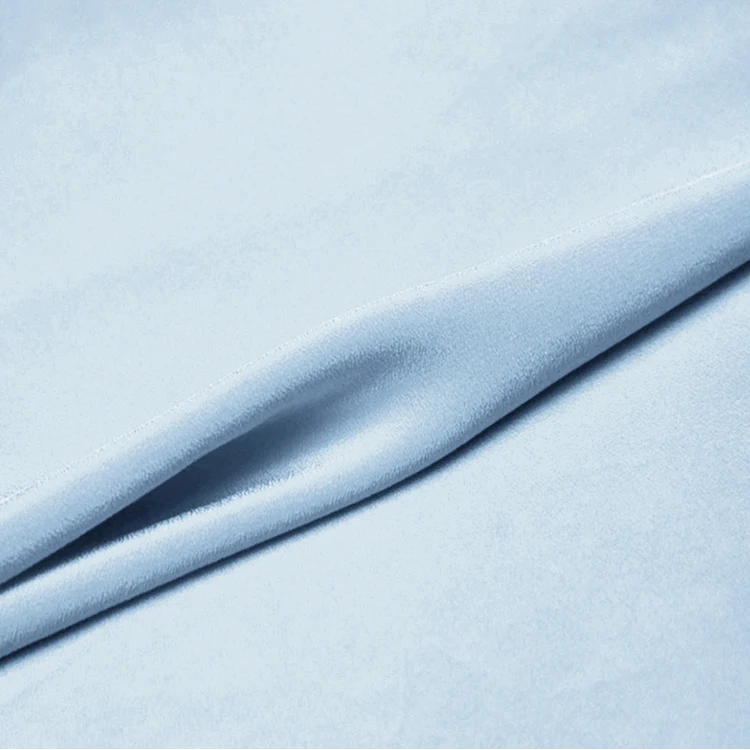 washable silk crepe de chine 16mm silk cdc 114cm width No.17 sky blue color