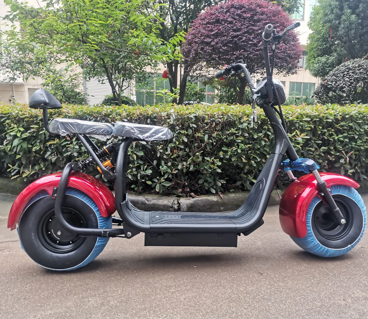 hot and popular electric scooter fat tire 2 wheel seev citycoco electric scooter electric motorcycle
