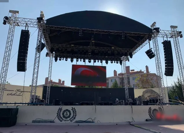 290 mm Box Truss 4m  Aluminum Roof Truss System And Stage Lighting Exhibition Truss