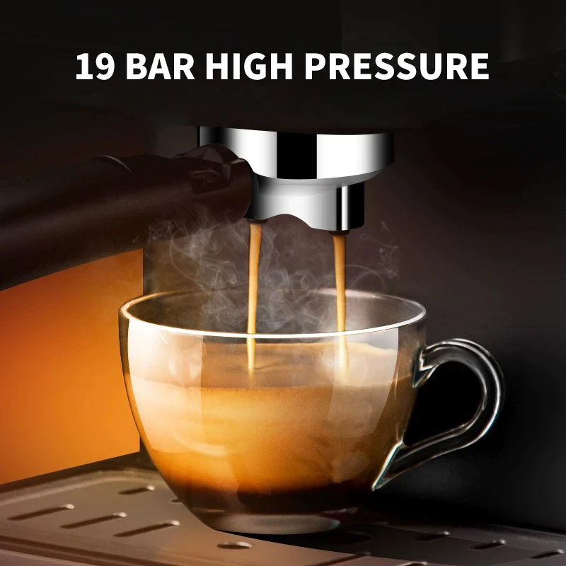 19 Bar Express Coffee Maker Multi 3 in One Commercial Espresso Machine