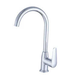 Customized Logo Modern Water Bathroom Basin Faucets Zinc Handle Brass Body Cold Water Basin Faucet Sink Tap