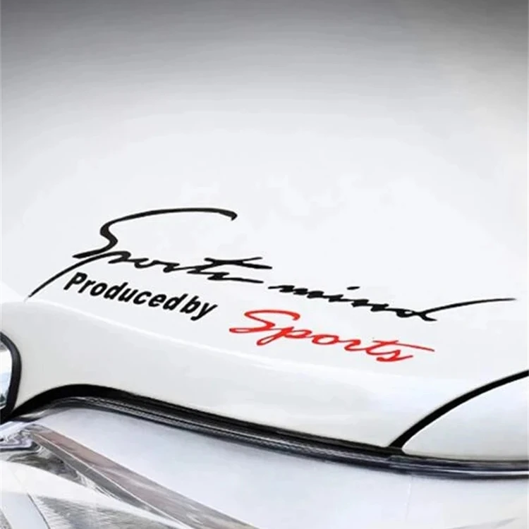 Connected sports mind Vinyl Decal Car Window Door Motorcycle vehicle Sticker Gift Die Cut Decals Laptop car bumper sticker car