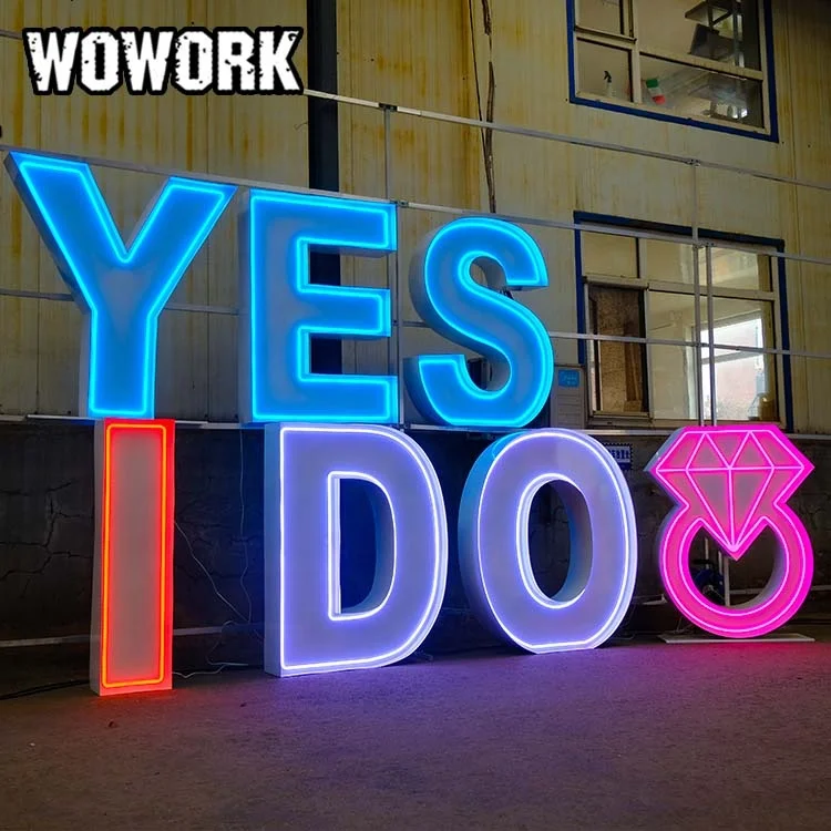 WOWORK Оптовая 4 фута стопы с номерами букв подставкой на верхней части штабелируемой полки для украшения вечеринки