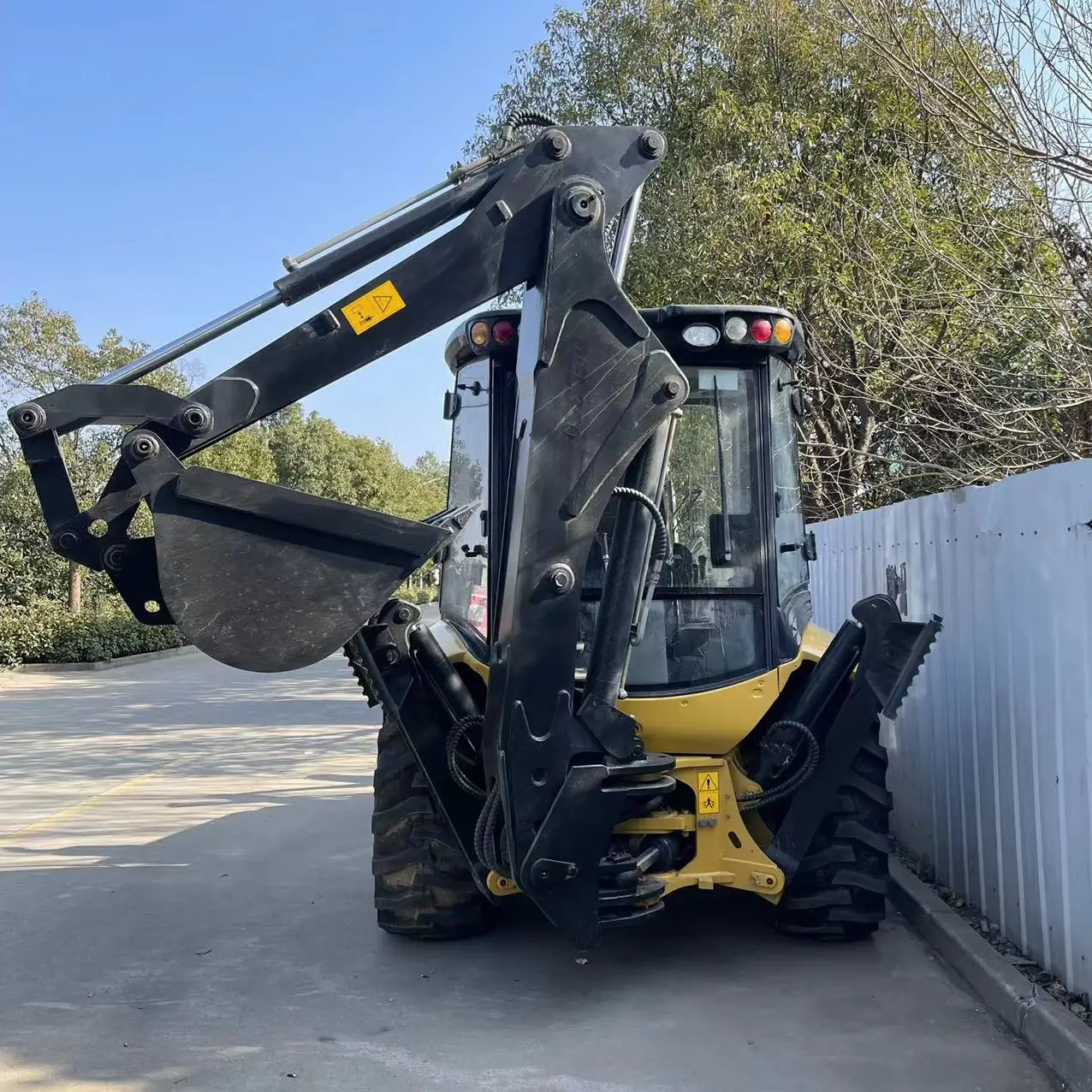DEL350 Hot Sale Mini Small Tractor with Front End Loader and Backhoe Max UNIQUE Diesel Travel Back hoe loader