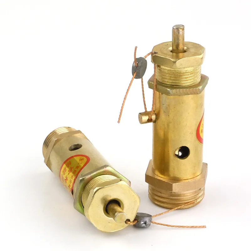 High Air Pressure Reducing Brass Valve Professional Air Compressor Relief Safety Pressure Safety Valve for Air Compressor