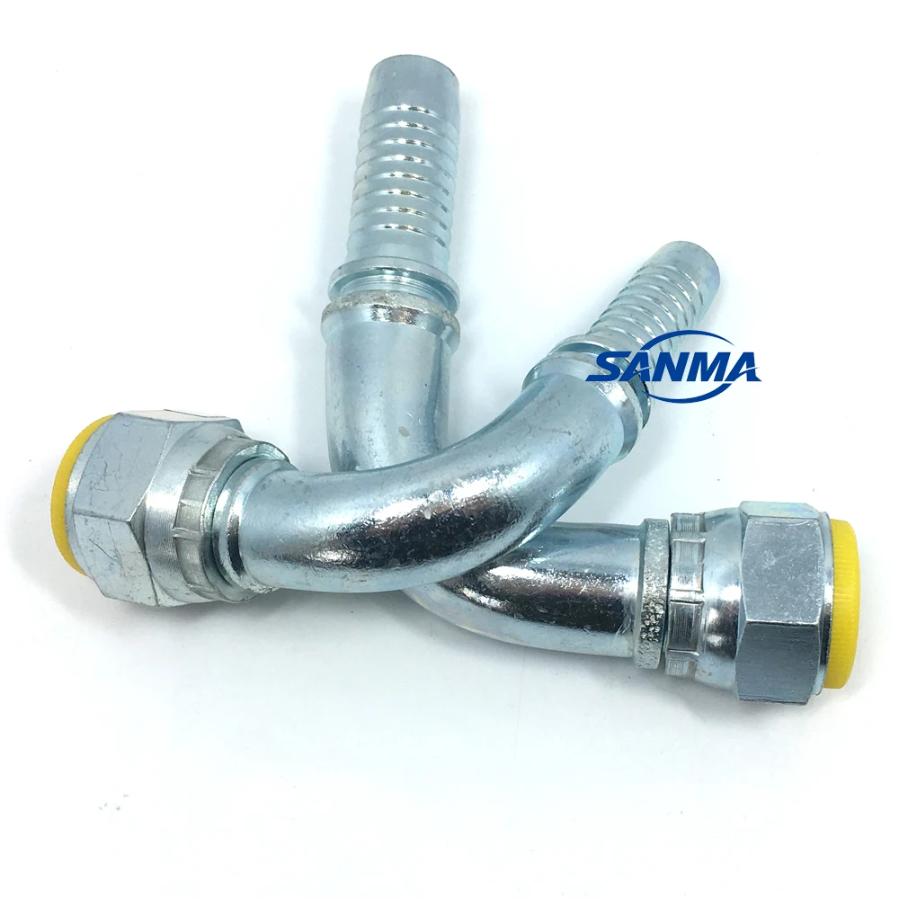 Hydraulic Ferrule Hose Connector 4SP 4SH R1 R2 Series 00400 00200 03310 Series Pipe Fittings for Hydraulic Hoses