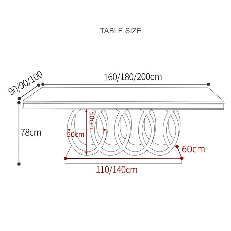 high quality high end modern luxury marble top dining table with gold stainless steel hotel home wedding dining room furniture