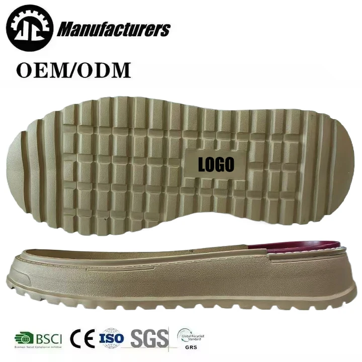 Custom casual sports shoe soles lightweight EVA foam rubber soles