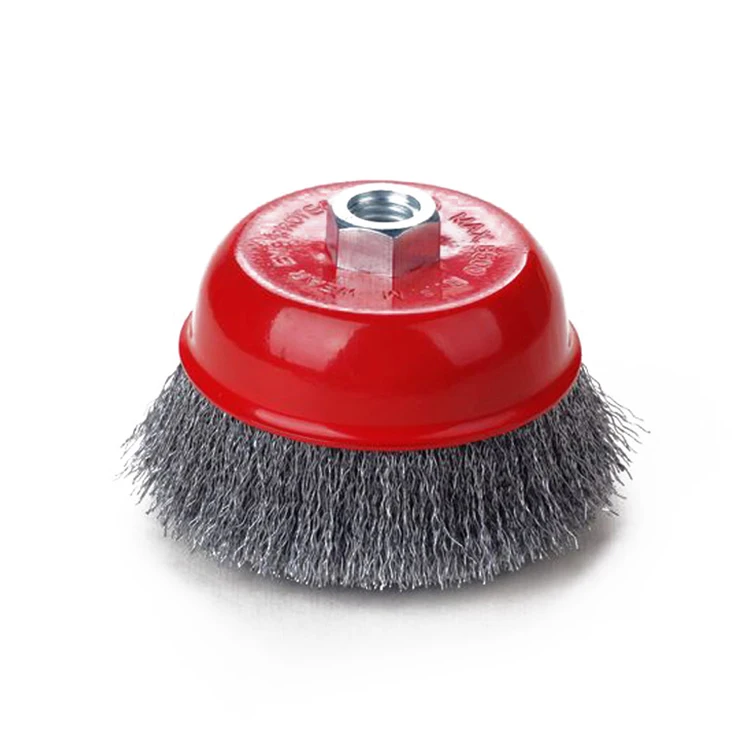 
65-150mm high quality industrial polishing brush Brass wire cup brush for grinder machine 