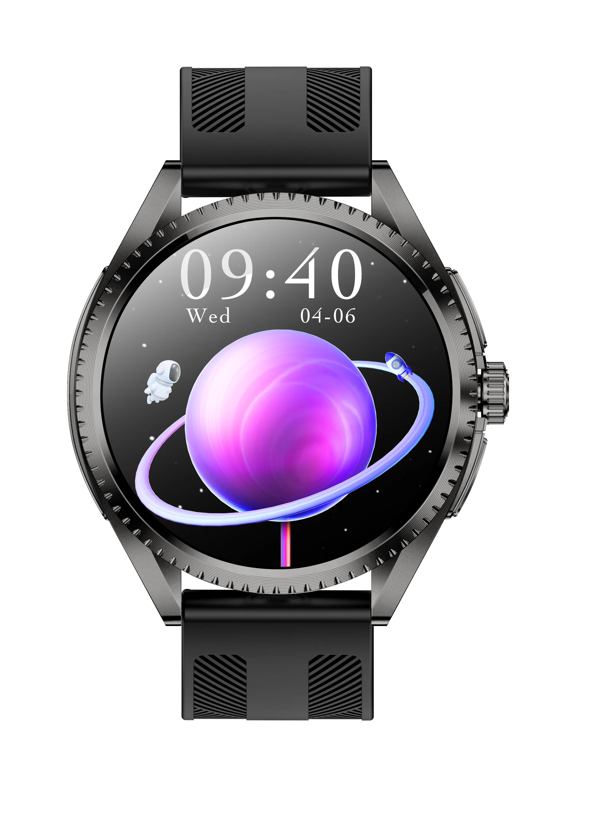 1.75-Inch Amoled Bt Talk Ip67 Deep Waterproof Smart Bracelet Multi Sport Mode Monitoring Round Screen Gf52 Smart Watch