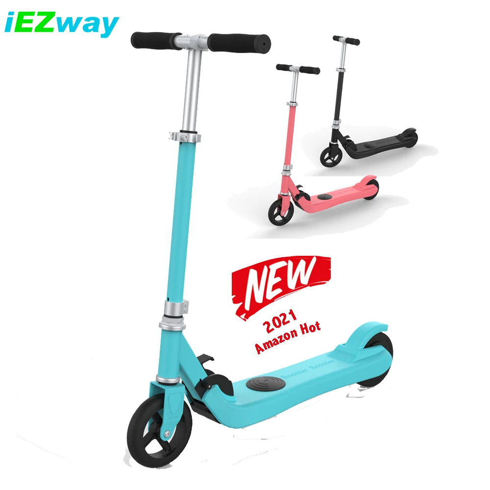 
 2021 iEZway UK EU складской портативный детский Электрический скутер, Детский Электрический Скутер Push  