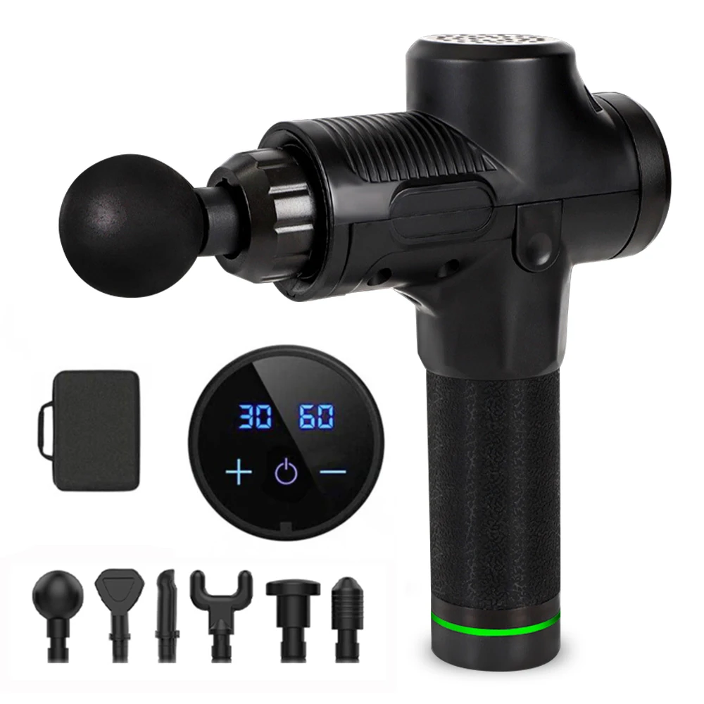 Percussion Facial Gun Pistolet De Massage Electric Full Body Massager Machine Vibration 16Mm Mini Massage Gun