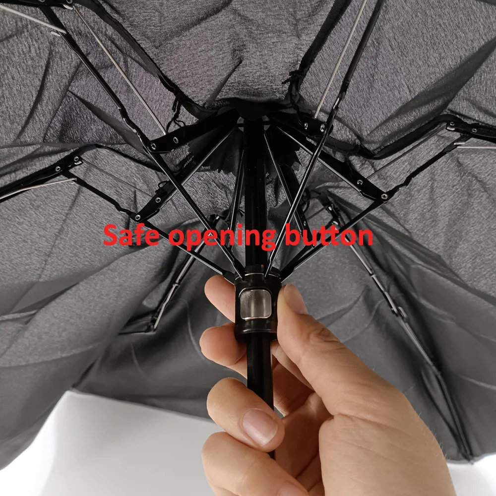 Umbrella Manufacturers Safe Reflective Stripe Umbrella 5 Folding Mini Umbrella With Custom Logo