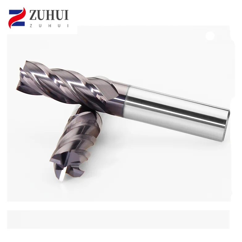 4 Flutes Tungsten ball nose end mill CNC Milling Cutters End Milling single flute carbide end mill