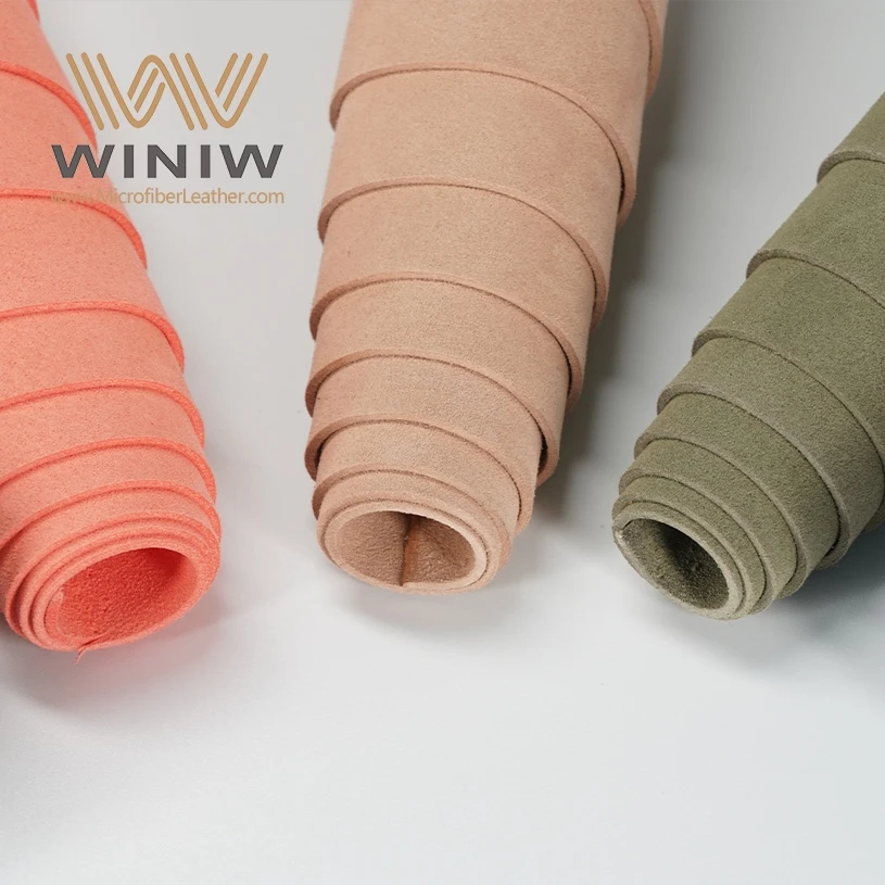 Moth Proof Easy Clean PU Micro Fiber Leather Jewelry Box Artificial Nubuck Suede Ultrasuede Fabric For Display Decoration