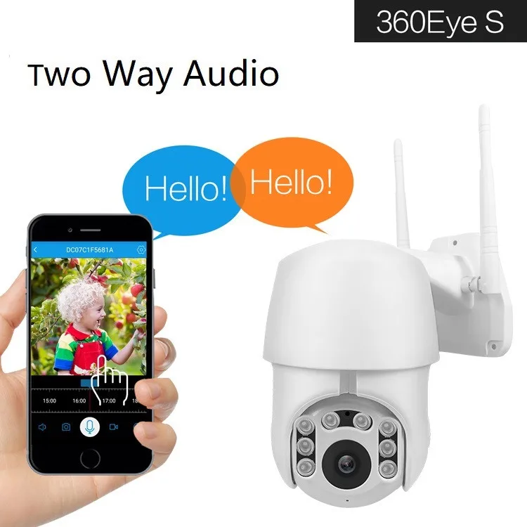 Wholesale Mobile Remote Control Video Recording IP66 Waterproof Smart Auto Tracking Outdoor FHD 1080P Wireless CCTV Camera WiFi