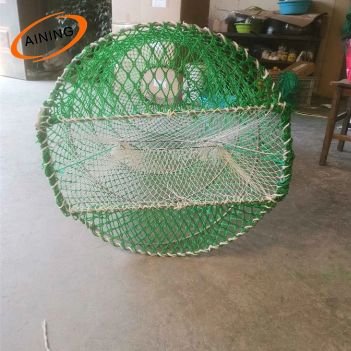 Большой овальный туннельный ловушка для рыб с плоскими входами 74 дюйма Тихоокеанский кокосовый горшок